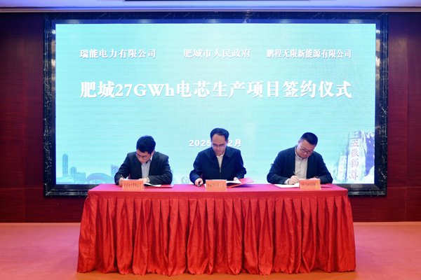 55億元！山東肥城27GWh電芯生產項目簽約