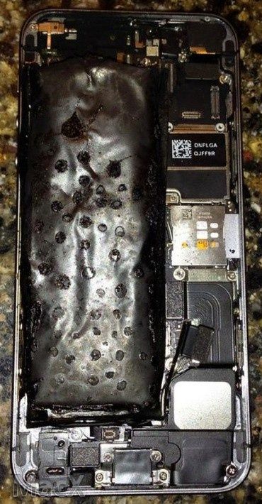 蘋果：iPhone5s電池冒煙爆炸是誰惹得禍？