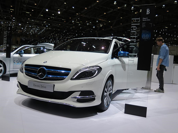與特斯拉合作 奔馳B級電動汽車登陸日內瓦車展