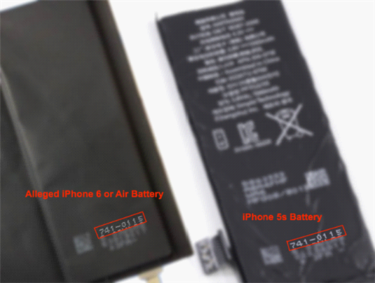 iPhone 6電池曝光 造型怪異多出額外延展空間