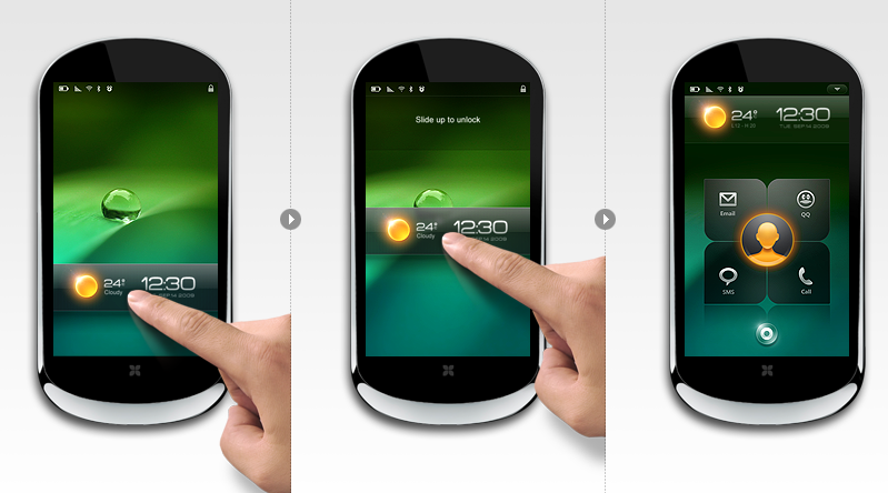 RIGO Design設計的聯(lián)想LePhone手機UI