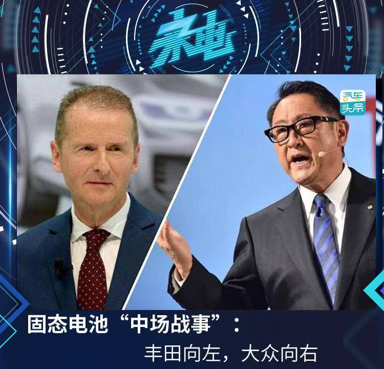 固態電池“中場戰事”：豐田向左，大眾向右？