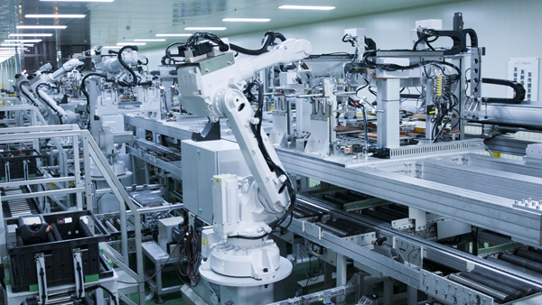 圖：孚能科技的軟包生產(chǎn)線