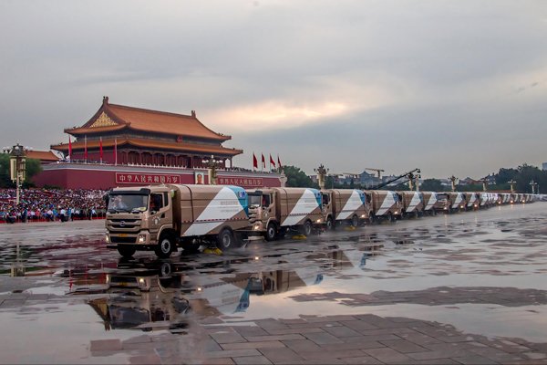 當先鋒,打頭陣!比亞迪純電動環衛車護航九三閱兵