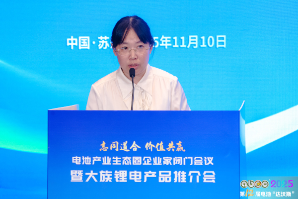 大族鋰電研究院執行副院長李小婷博士