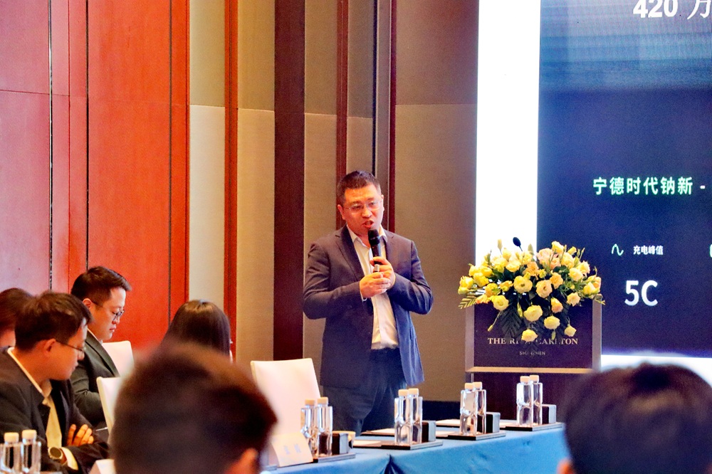 鈉電事業(yè)部總經(jīng)理王尊志