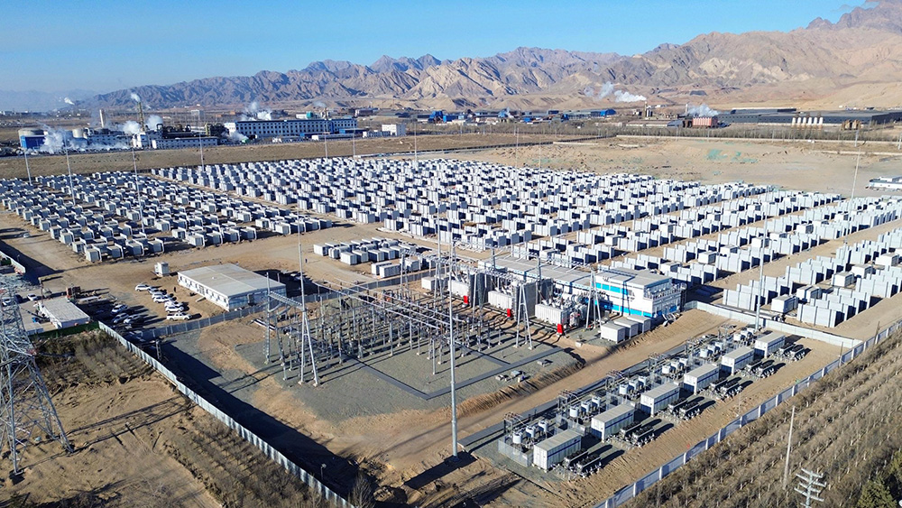 圖:遠景景怡查干哈達儲能電站 圖:遠景景怡查干哈達儲能電站