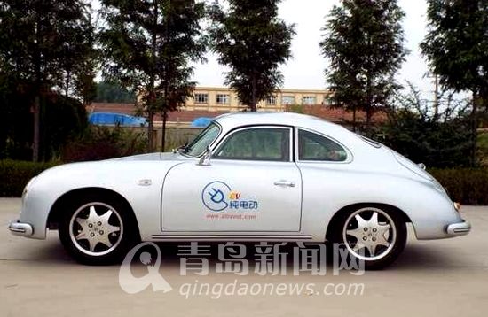 山東即墨產純電動車亮相 酷似復古保時捷
