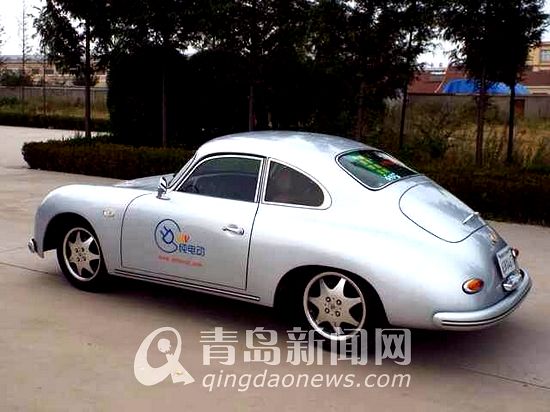 山東即墨產純電動車亮相 酷似復古保時捷
