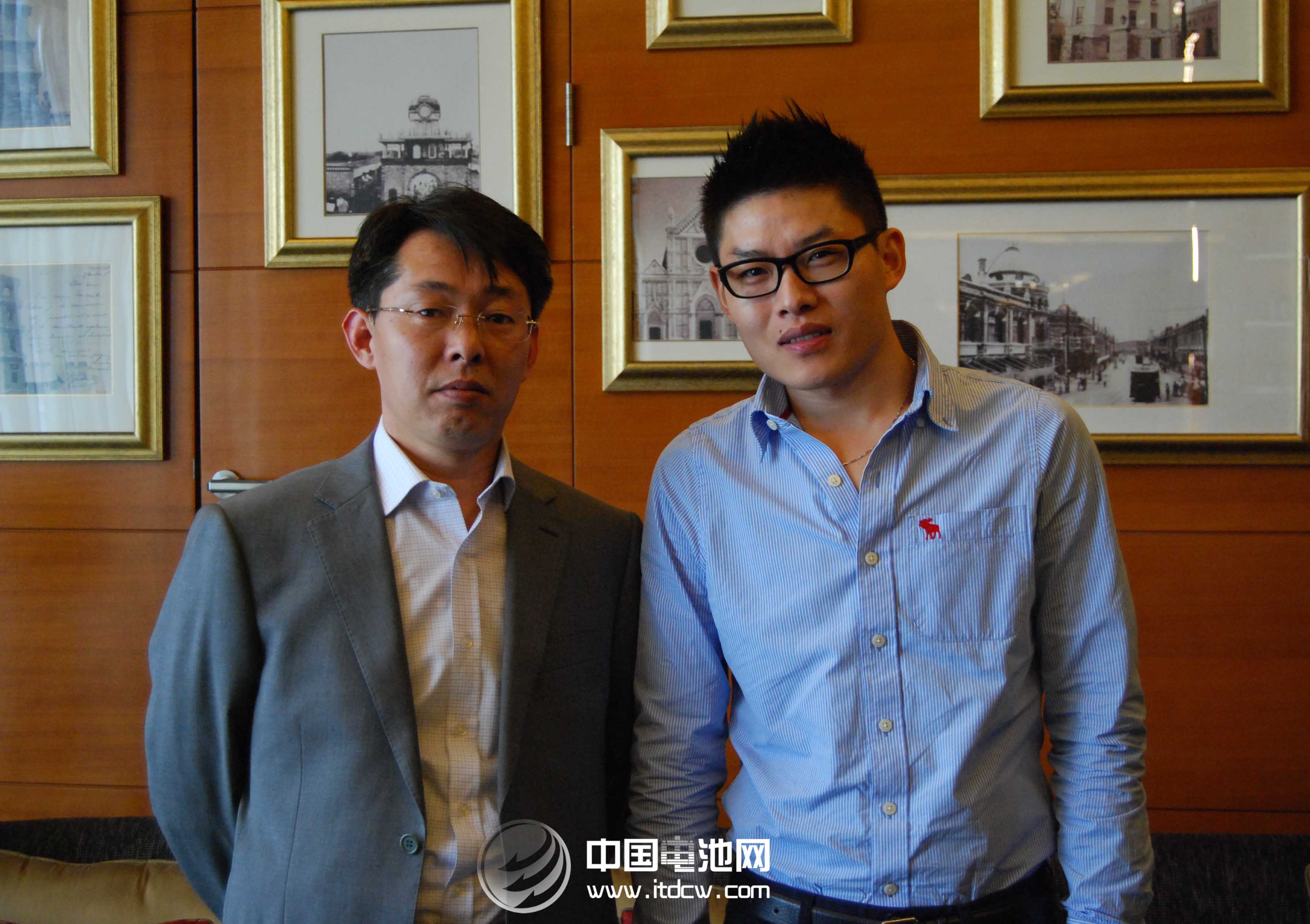 中國電池網CEO在天津與邦禾檢測總經理苗春茂對話
