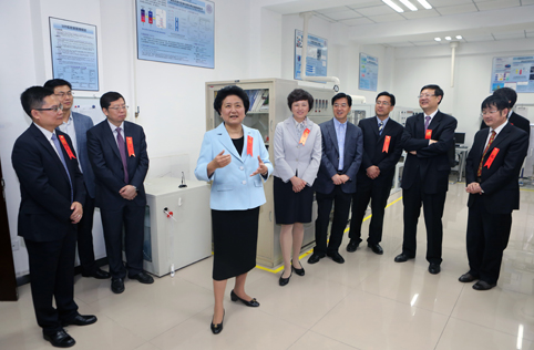 中央政治局委員、國務(wù)院副總理劉延?xùn)|視察清華大學(xué)