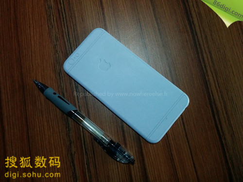 蘋(píng)果iPhone 6最新諜照曝光 后蓋或?yàn)槿X合金設(shè)計(jì)