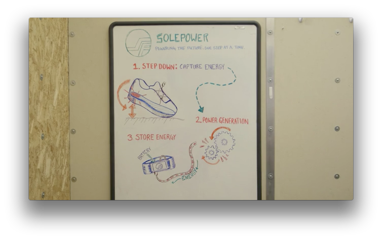 自己的電池自己充 發(fā)電鞋墊走路就能充電