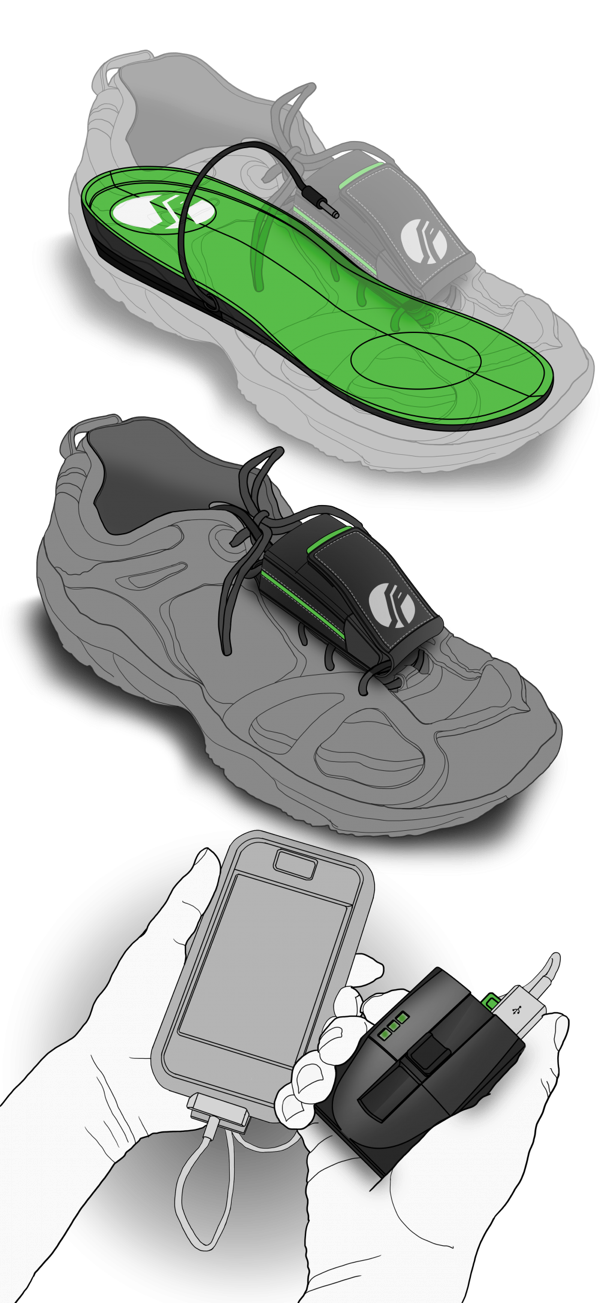 自己的電池自己充 發(fā)電鞋墊走路就能充電