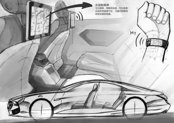 樂視新能源車概念圖流出 停牌融資或為新業務