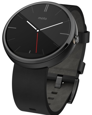 摩托羅拉發布智能手表Moto 360和智能語音耳機