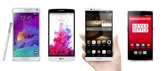 2014年智能手機市場趨勢：蘋果三星風頭被搶