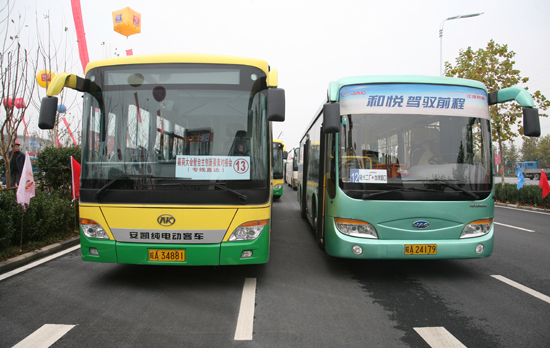 合肥新能源汽車推廣量全國居首 超過9100輛 合肥新能源汽車推廣量全國居首 超過9100輛