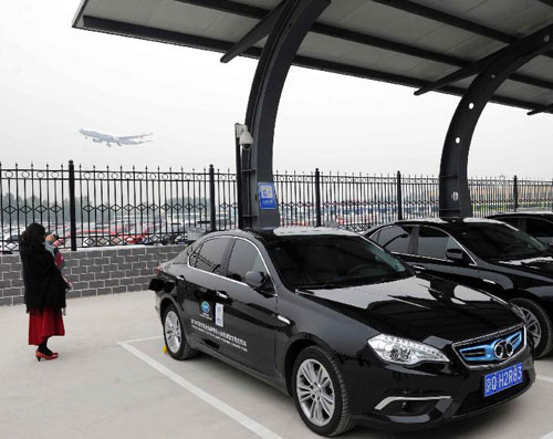 新能源車助現(xiàn)APEC藍(lán) 北京品牌輝映國際秀場