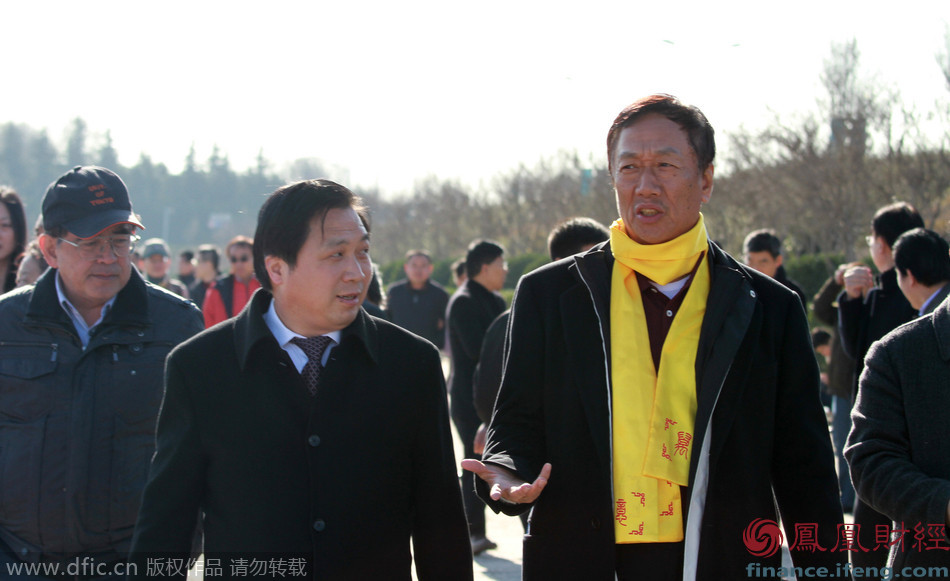 富士康郭臺銘考察河南速達(dá) 雙方或合作造電動汽車