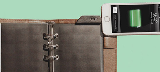 Solar Page：內置太陽能電池板的可充電筆記本