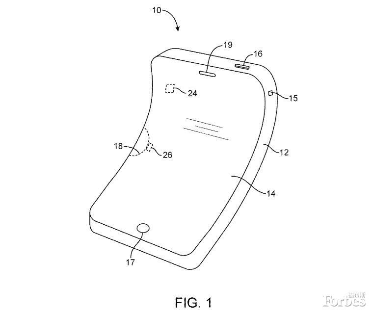 蘋果公司的柔性iPhone概念圖