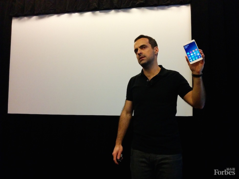 中國智能手機(jī)制造商小米國際業(yè)務(wù)副總裁雨果?巴拉 中國智能手機(jī)制造商小米國際業(yè)務(wù)副總裁雨果?巴拉