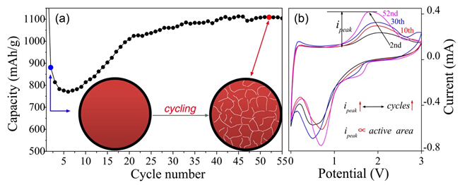 合肥研究院鋰離子電池負(fù)極材料研究獲進(jìn)展 合肥研究院鋰離子電池負(fù)極材料研究獲進(jìn)展