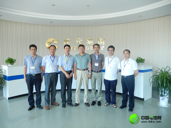 王子冬考察時代高科 電池水份處理技術受贊