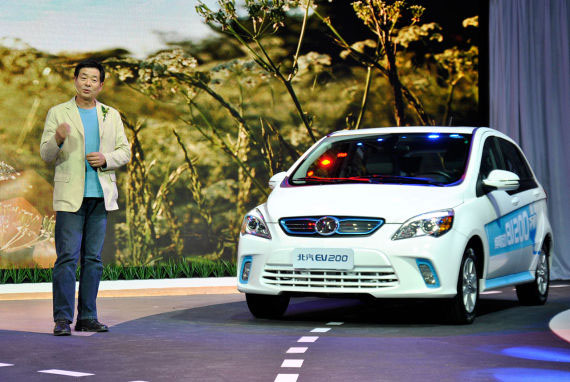 北汽新能源推換電式電動出租 九月北京試運營 北汽新能源推換電式電動出租 九月北京試運營