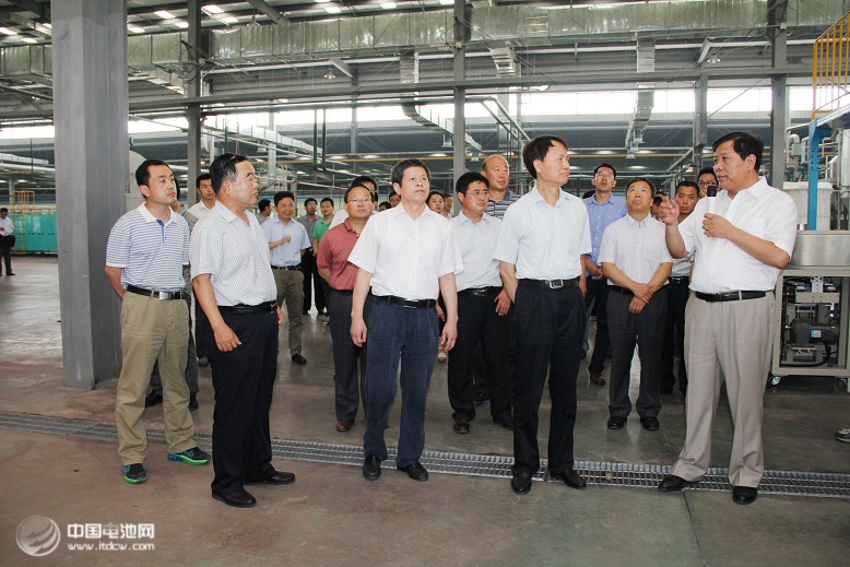 工信部原材料工業司司長周長益一行調研河北銀隆