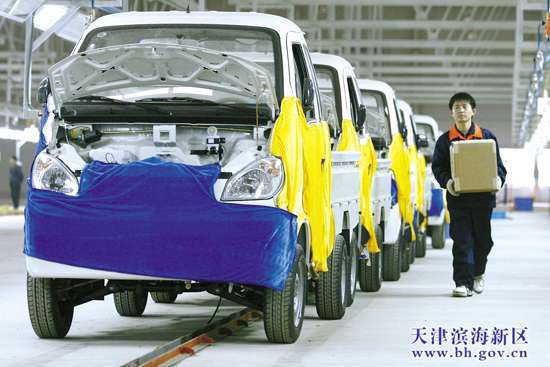 天津在郵政領域推廣使用新能源汽車 2015年力爭破千輛