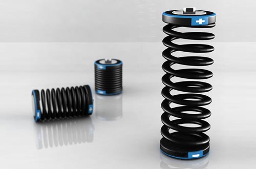 創(chuàng)意彈簧電池:可兩節(jié)串聯(lián)放入一節(jié)電池倉內(nèi)增加電量 創(chuàng)意彈簧電池:可兩節(jié)串聯(lián)放入一節(jié)電池倉內(nèi)增加電量