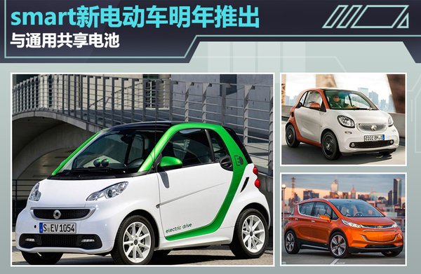 smart新電動車明年推出 與通用共享LG電池技術(shù)