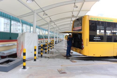 全國最大電動公交基地將在青島啟用 150部充電能力 全國最大電動公交基地將在青島啟用 150部充電能力