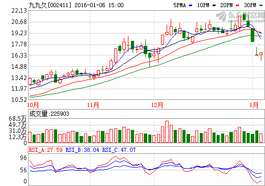九九久:公司能消化碳酸鋰漲價影響 九九久:公司能消化碳酸鋰漲價影響