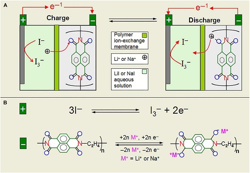 圖1.基于液態正極和固態負極的水系鋰離子/鈉離子電池 圖1.基于液態正極和固態負極的水系鋰離子/鈉離子電池