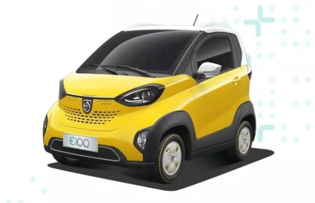 續航里程超160km 寶駿E100將于明年上市