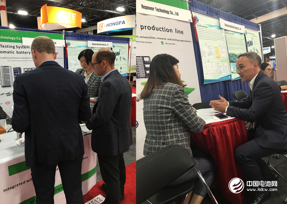 瑞能股份工作人員與客戶交流 瑞能股份工作人員與客戶交流