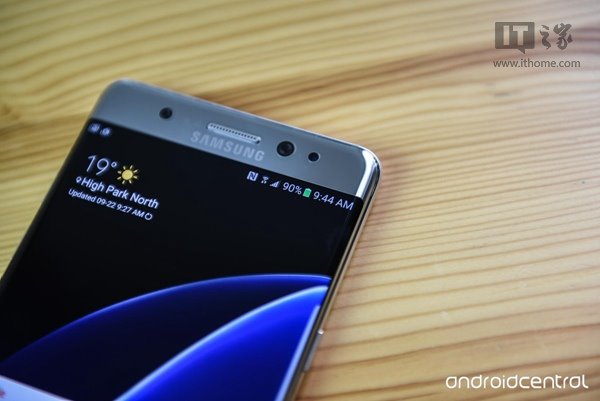 三星正式為Note7s推送更新：安全設備電池圖標變綠