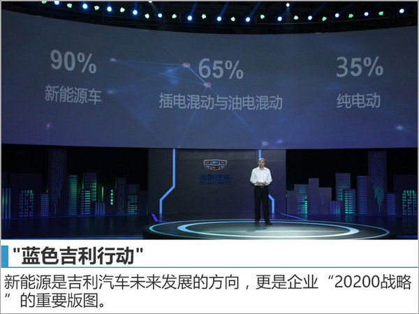 吉利規劃推多款新能源車 沖擊180萬銷量 吉利規劃推多款新能源車 沖擊180萬銷量