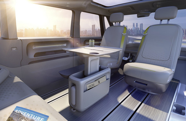 2017年北美車展:大眾全新純電動面包車 2017年北美車展:大眾全新純電動面包車