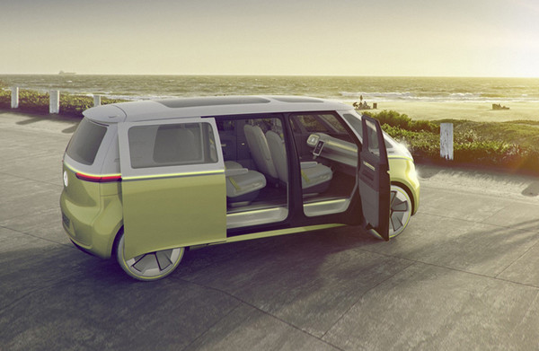 2017年北美車展:大眾全新純電動面包車 2017年北美車展:大眾全新純電動面包車