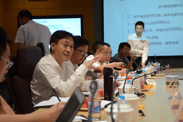 北汽新能源副總經理兼營銷公司黨委書記張勇