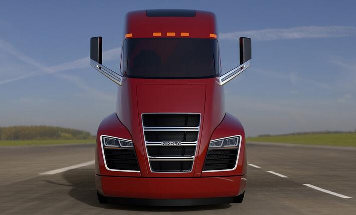 NikolaOne氫燃料長頭卡車2020年開始發(fā)售