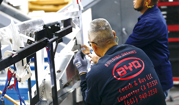 比亞迪電動(dòng)公交全球化路徑：主打高科技產(chǎn)品 布局北美最大電動(dòng)大巴工廠