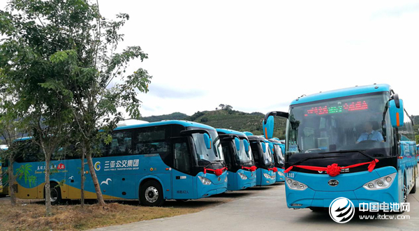 三亞投運60輛比亞迪C8純電動客車 打造綠色城際旅游公交示范線