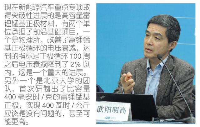 動(dòng)力電池技術(shù)下一步路在何方?歐陽(yáng)明高給出詳細(xì)答案 動(dòng)力電池技術(shù)下一步路在何方?歐陽(yáng)明高給出詳細(xì)答案