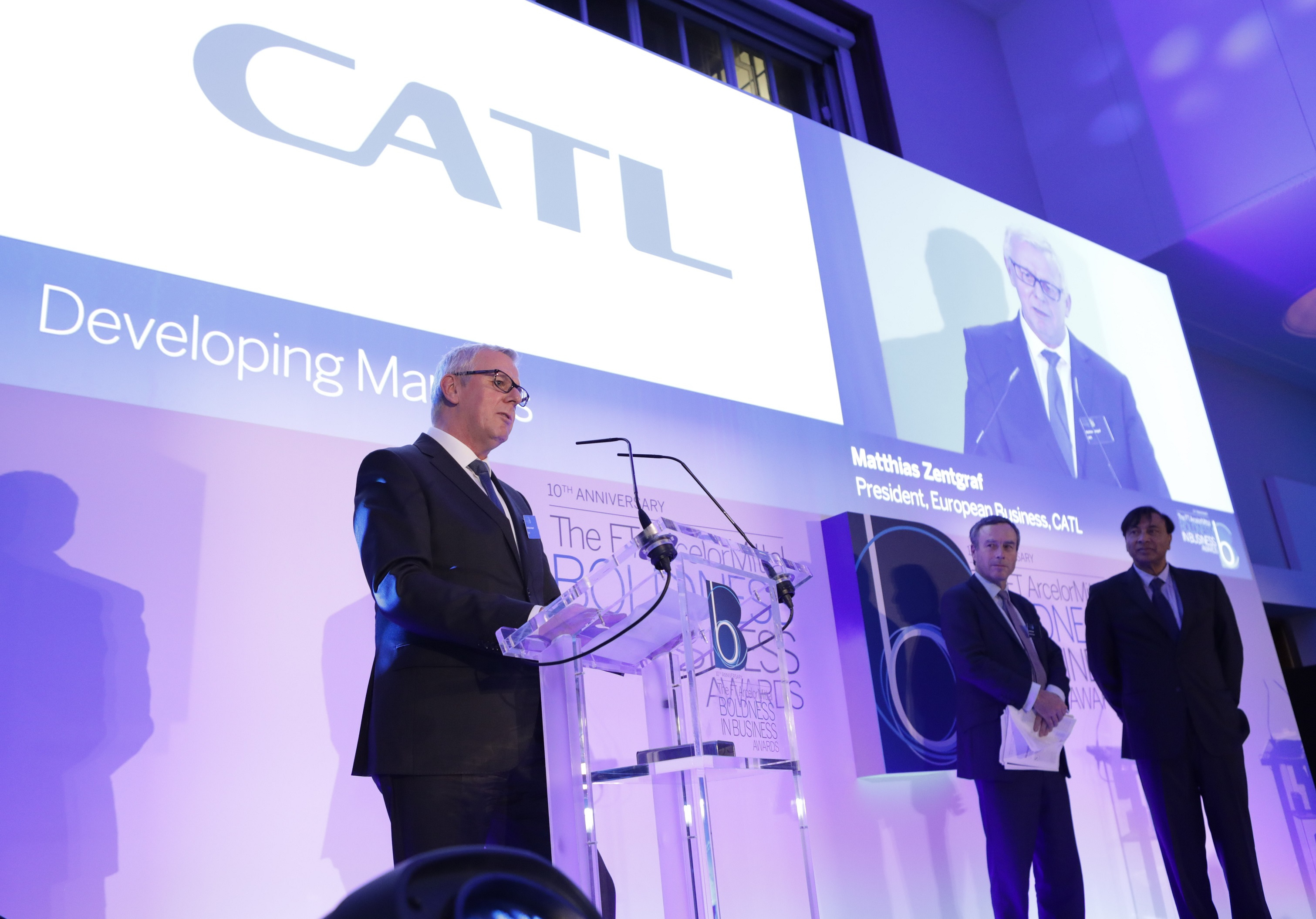 寧德時代榮獲英國《金融時報》2017年“商業魄力獎”