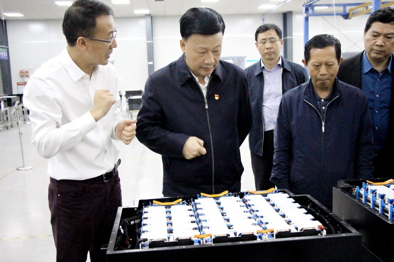 宜春市委副書記、市政府市長王水平一行到遠東福斯特調研